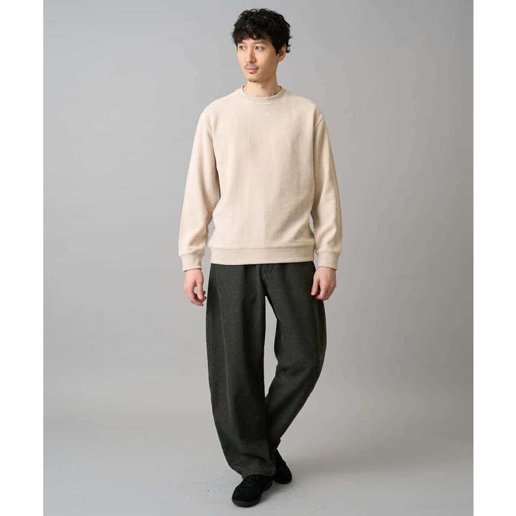 【洗濯機で洗える】デニムバレルレッグイージーパンツ | a.v.v【MEN】 | 詳細画像11 