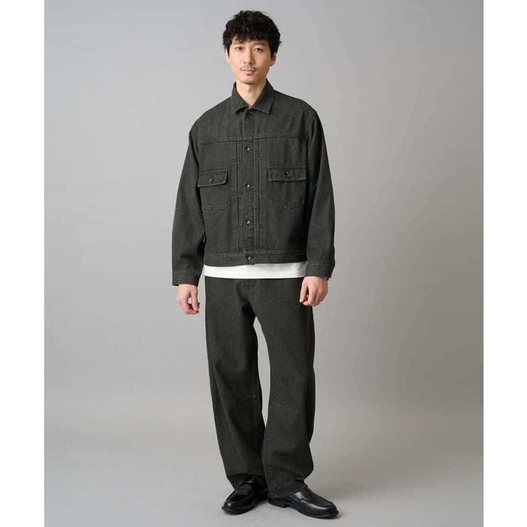 【洗濯機で洗える】デニムバレルレッグイージーパンツ | a.v.v【MEN】 | 詳細画像18 