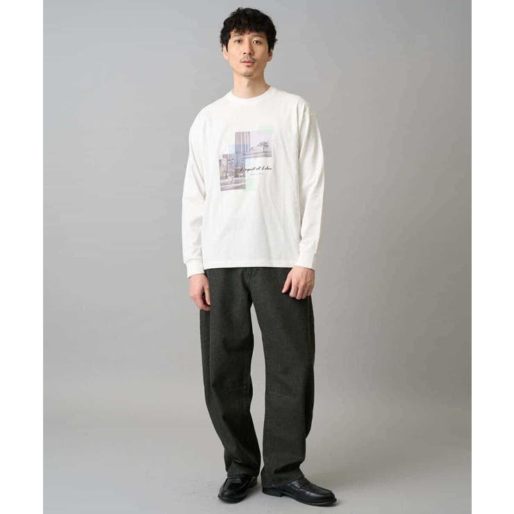 【洗濯機で洗える】デニムバレルレッグイージーパンツ | a.v.v【MEN】 | 詳細画像22 