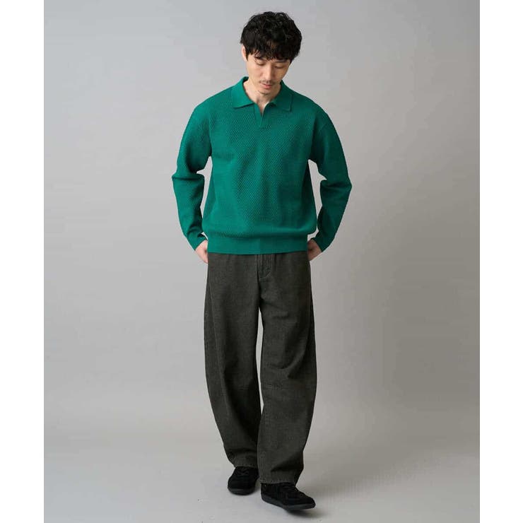 【洗濯機で洗える】デニムバレルレッグイージーパンツ | a.v.v【MEN】 | 詳細画像24 