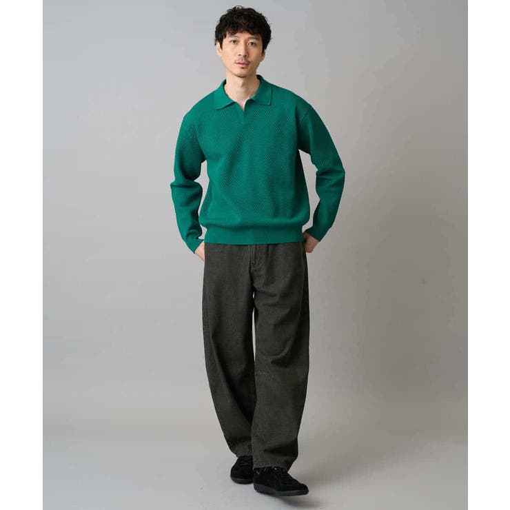 【洗濯機で洗える】デニムバレルレッグイージーパンツ | a.v.v【MEN】 | 詳細画像25 