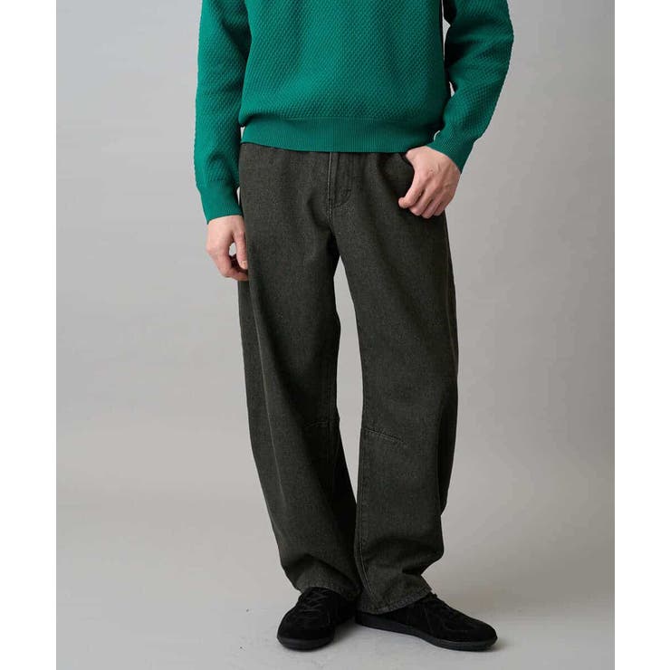 【洗濯機で洗える】デニムバレルレッグイージーパンツ | a.v.v【MEN】 | 詳細画像33 