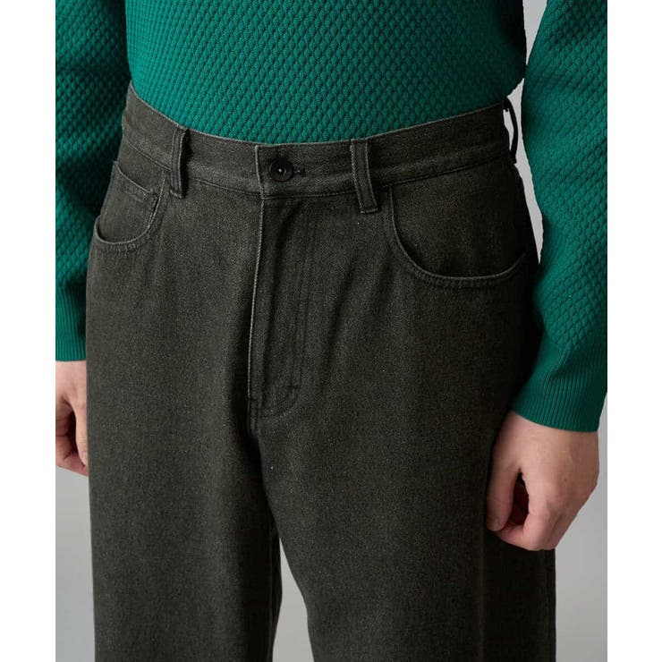 【洗濯機で洗える】デニムバレルレッグイージーパンツ | a.v.v【MEN】 | 詳細画像38 