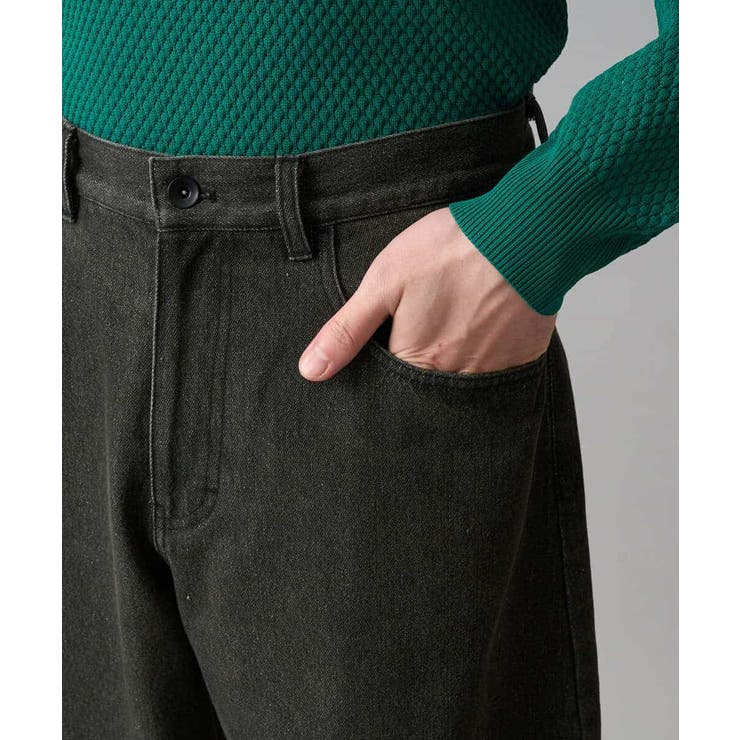 【洗濯機で洗える】デニムバレルレッグイージーパンツ | a.v.v【MEN】 | 詳細画像39 