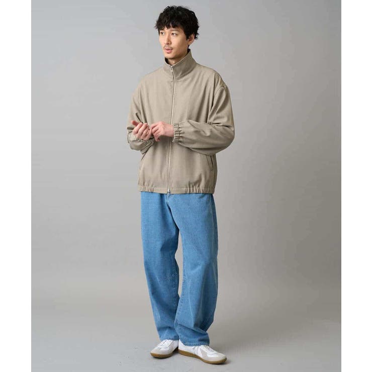 【洗濯機で洗える】デニムバレルレッグイージーパンツ | a.v.v【MEN】 | 詳細画像5 