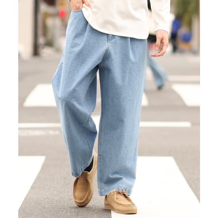 デニムバギーパンツ[品番：ITKW0010024]｜a.v.v【MEN】（アーヴェヴェ）のメンズファッション通販｜SHOPLIST（ショップリスト）