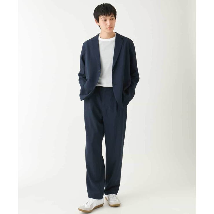 【接触冷感 イージーケア】ドライタッチワンタックワイドイージースラックス【春リラ… | a.v.v【MEN】 | 詳細画像10 