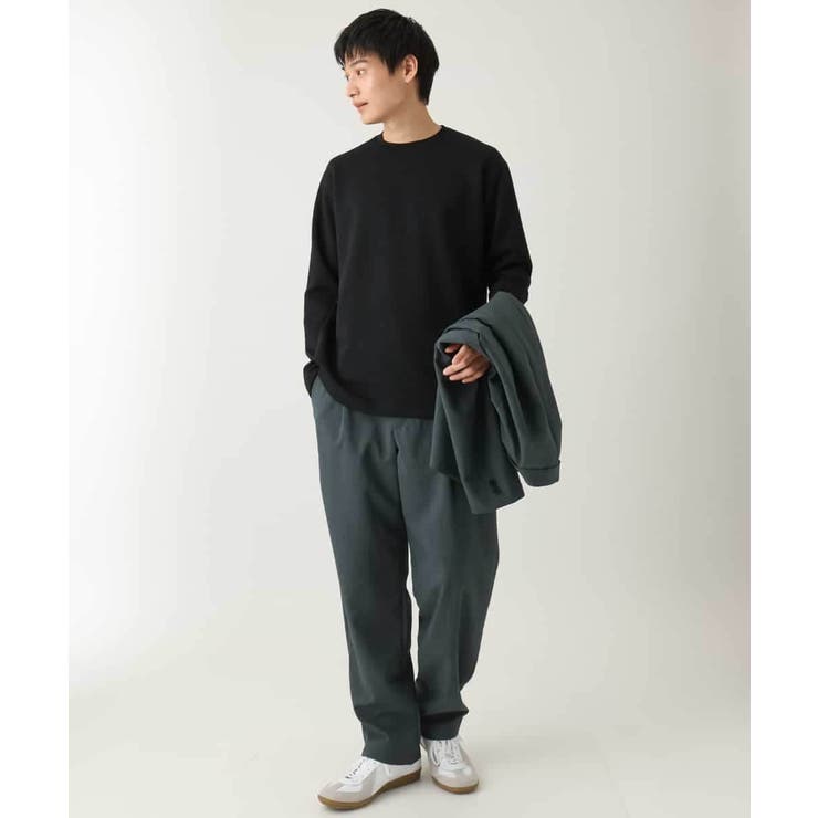 【接触冷感 イージーケア】ドライタッチワンタックワイドイージースラックス【春リラ… | a.v.v【MEN】 | 詳細画像14 