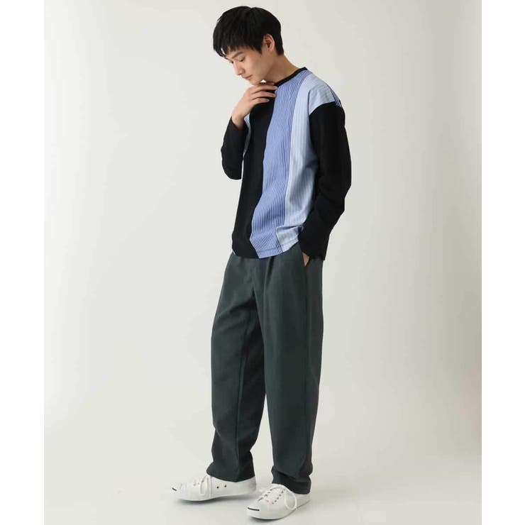 【接触冷感 イージーケア】ドライタッチワンタックワイドイージースラックス【春リラ… | a.v.v【MEN】 | 詳細画像19 