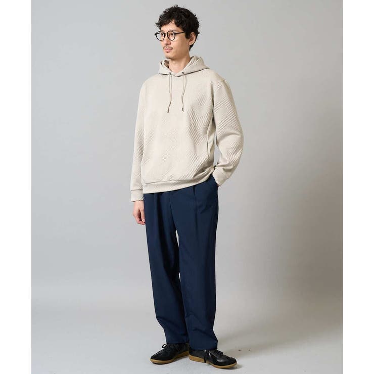 【接触冷感 イージーケア】ドライタッチワンタックワイドイージースラックス【春リラ… | a.v.v【MEN】 | 詳細画像5 