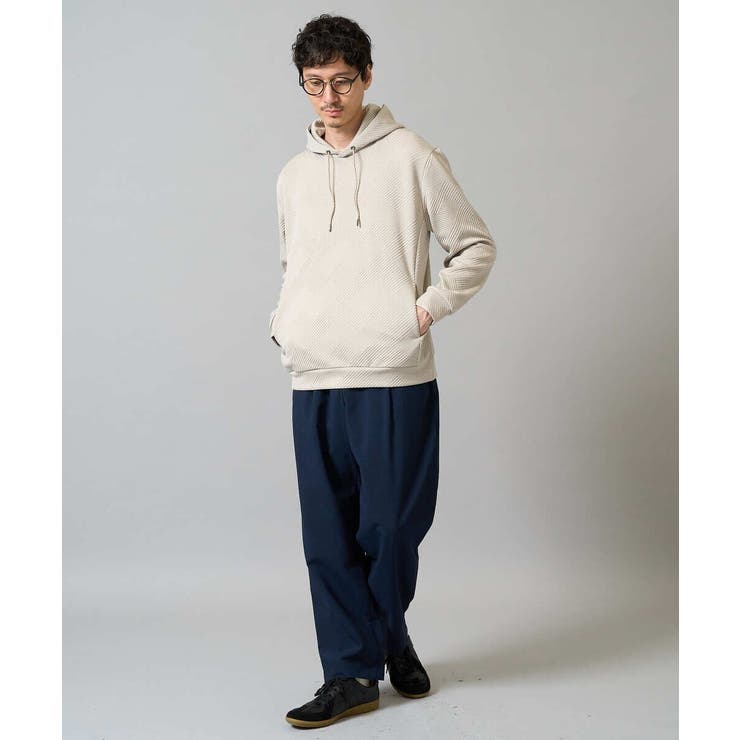 【接触冷感 イージーケア】ドライタッチワンタックワイドイージースラックス【春リラ… | a.v.v【MEN】 | 詳細画像7 