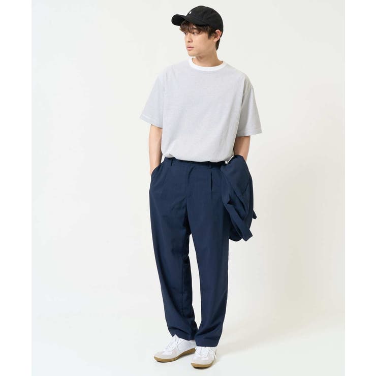 【接触冷感 イージーケア】ドライタッチワンタックワイドイージースラックス【春リラ… | a.v.v【MEN】 | 詳細画像9 