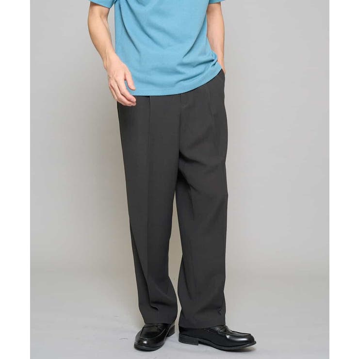 ダークグレー | 【イージーケア 洗濯機で洗える 毛玉になりにくい | a.v.v【MEN】