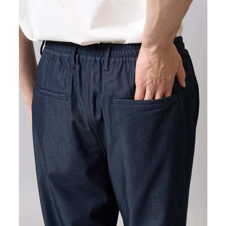 スマートシャンブレー フルレングス テーパードパンツ | a.v.v【MEN】 | 詳細画像17 