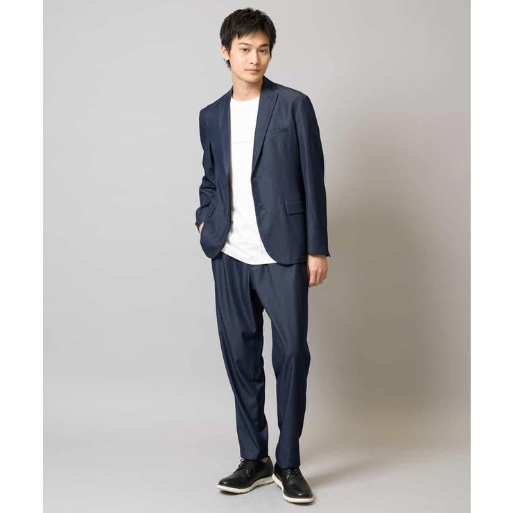 スマートシャンブレー フルレングス テーパードパンツ | a.v.v【MEN】 | 詳細画像3 