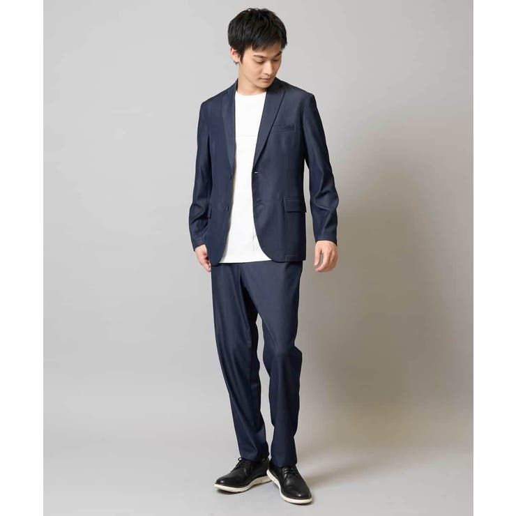 スマートシャンブレー フルレングス テーパードパンツ | a.v.v【MEN】 | 詳細画像4 