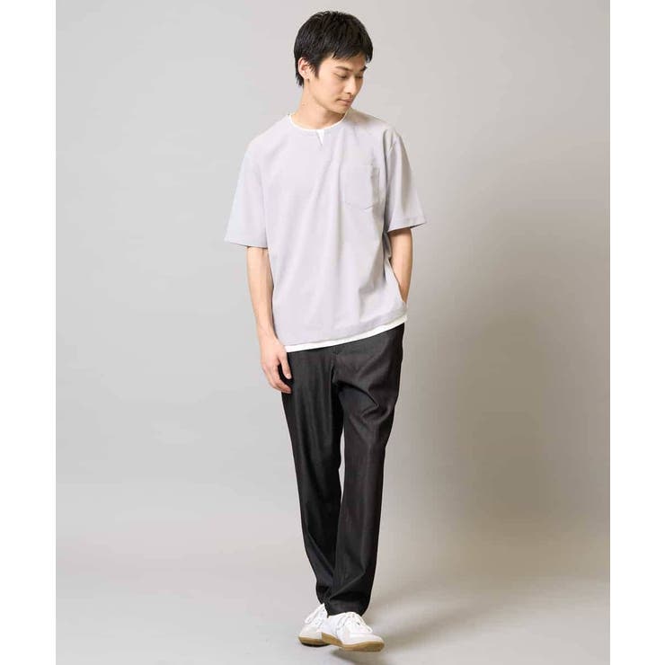 スマートシャンブレー フルレングス テーパードパンツ | a.v.v【MEN】 | 詳細画像9 