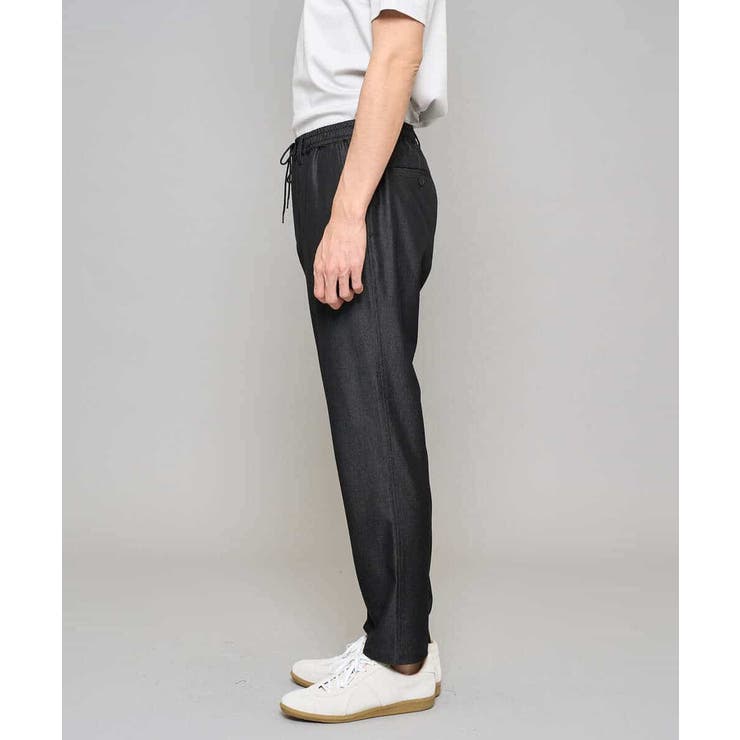 【イージーケア/接触冷感】デニムライクストレッチセミルーズパンツ | a.v.v【MEN】 | 詳細画像25 