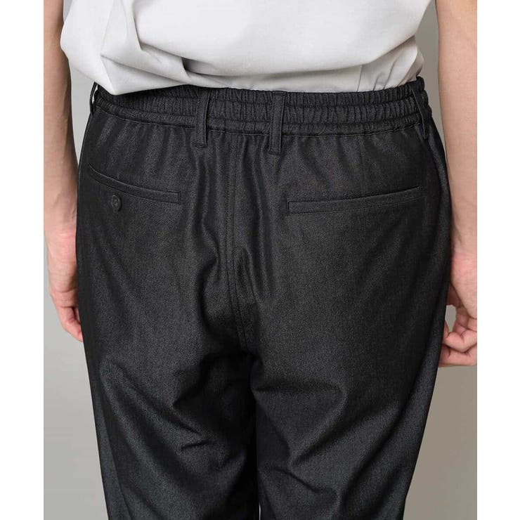 【イージーケア/接触冷感】デニムライクストレッチセミルーズパンツ | a.v.v【MEN】 | 詳細画像28 