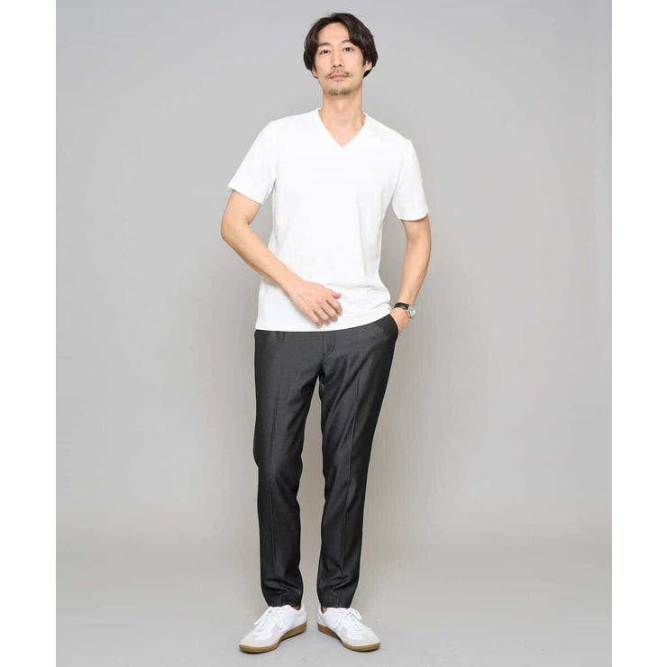 【イージーケア/接触冷感】デニムライクストレッチスマートスラックス | a.v.v【MEN】 | 詳細画像16 