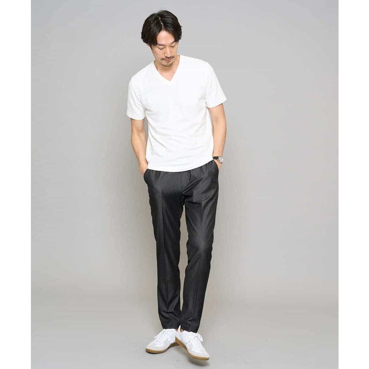 【イージーケア/接触冷感】デニムライクストレッチスマートスラックス | a.v.v【MEN】 | 詳細画像17 