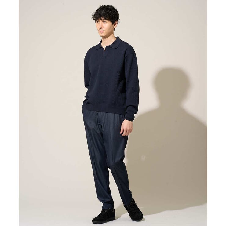 【イージーケア/接触冷感】デニムライクストレッチスマートスラックス | a.v.v【MEN】 | 詳細画像26 