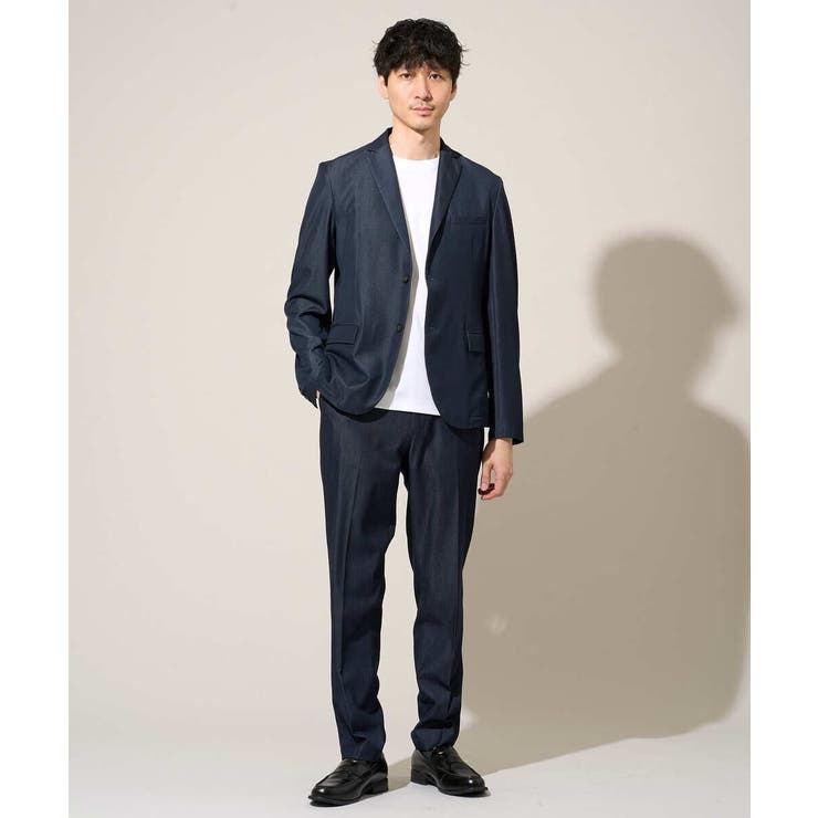 【イージーケア/接触冷感】デニムライクストレッチスマートスラックス | a.v.v【MEN】 | 詳細画像32 