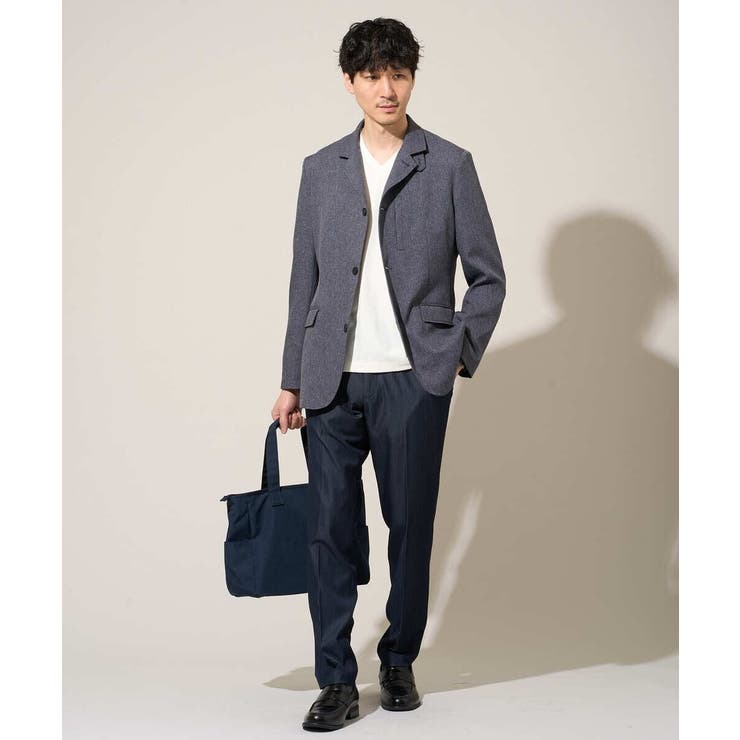 【イージーケア/接触冷感】デニムライクストレッチスマートスラックス | a.v.v【MEN】 | 詳細画像35 