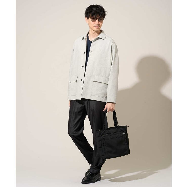 【イージーケア/接触冷感】デニムライクストレッチスマートスラックス | a.v.v【MEN】 | 詳細画像38 