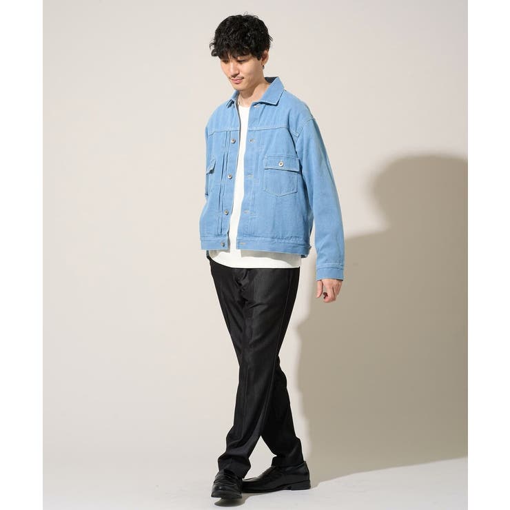 【イージーケア/接触冷感】デニムライクストレッチスマートスラックス | a.v.v【MEN】 | 詳細画像43 