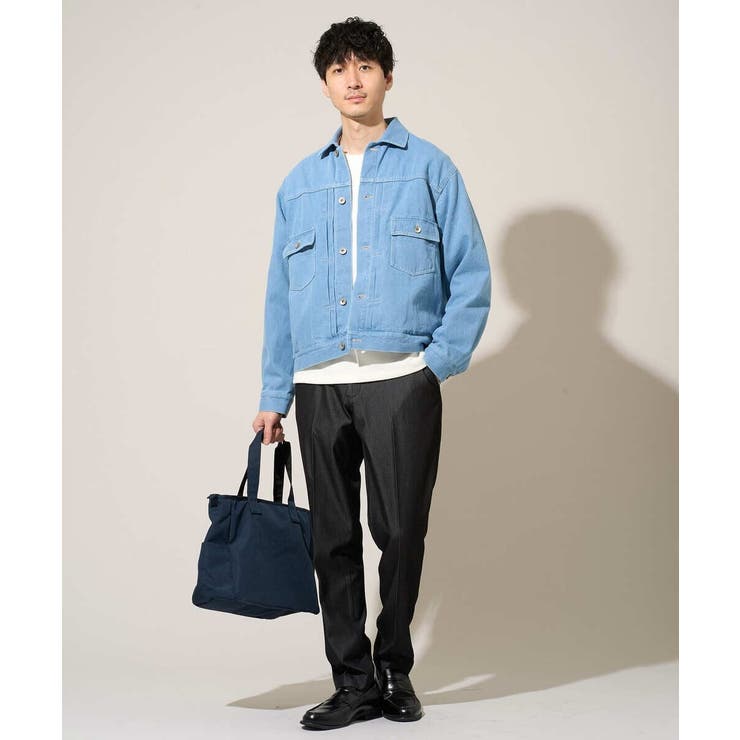 【イージーケア/接触冷感】デニムライクストレッチスマートスラックス | a.v.v【MEN】 | 詳細画像45 