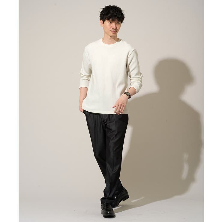 【イージーケア/接触冷感】デニムライクストレッチスマートスラックス | a.v.v【MEN】 | 詳細画像48 