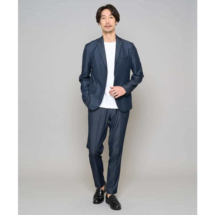 【イージーケア/接触冷感】デニムライクストレッチスマートスラックス | a.v.v【MEN】 | 詳細画像7 