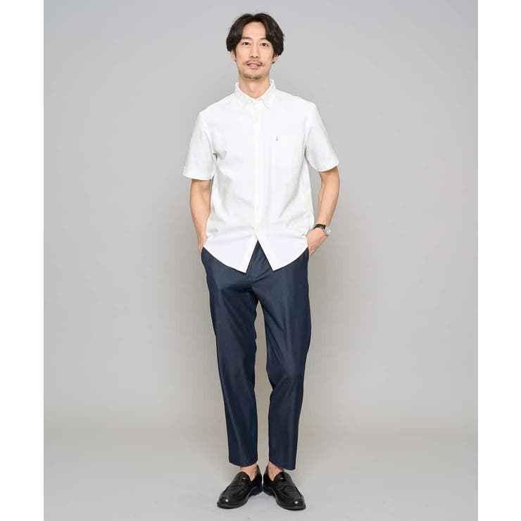 【イージーケア/接触冷感】デニムライクストレッチアンクルセミルーズパンツ | a.v.v【MEN】 | 詳細画像10 