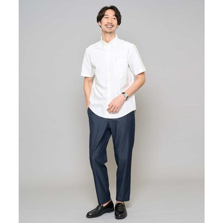 【イージーケア/接触冷感】デニムライクストレッチアンクルセミルーズパンツ | a.v.v【MEN】 | 詳細画像12 