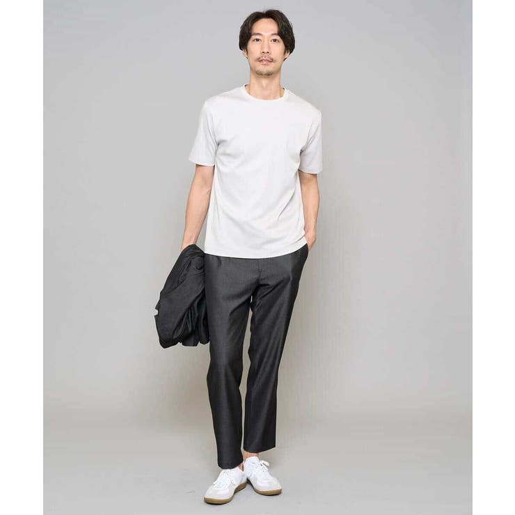 【イージーケア/接触冷感】デニムライクストレッチアンクルセミルーズパンツ | a.v.v【MEN】 | 詳細画像15 