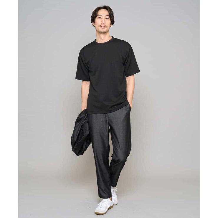 【イージーケア/接触冷感】デニムライクストレッチアンクルセミルーズパンツ | a.v.v【MEN】 | 詳細画像16 