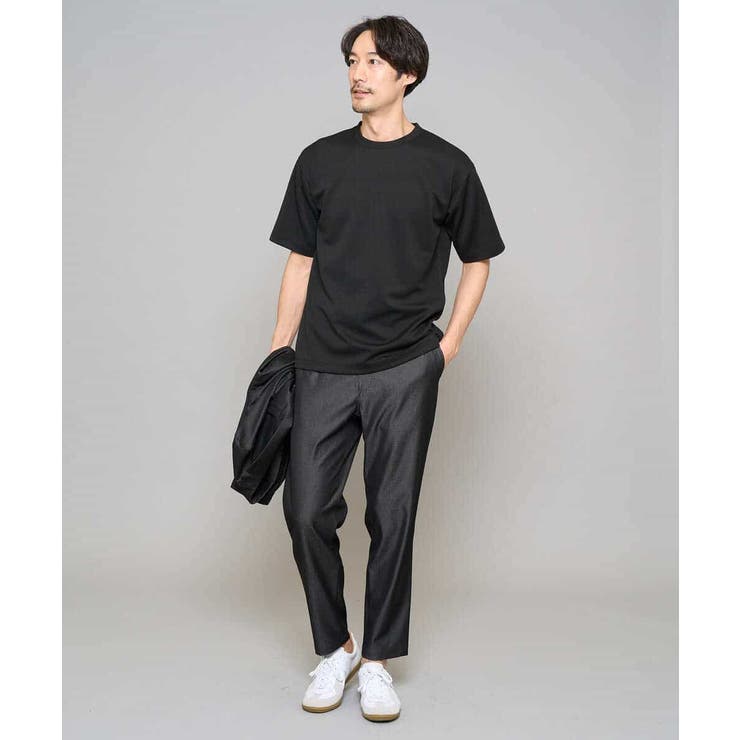 【イージーケア/接触冷感】デニムライクストレッチアンクルセミルーズパンツ | a.v.v【MEN】 | 詳細画像17 