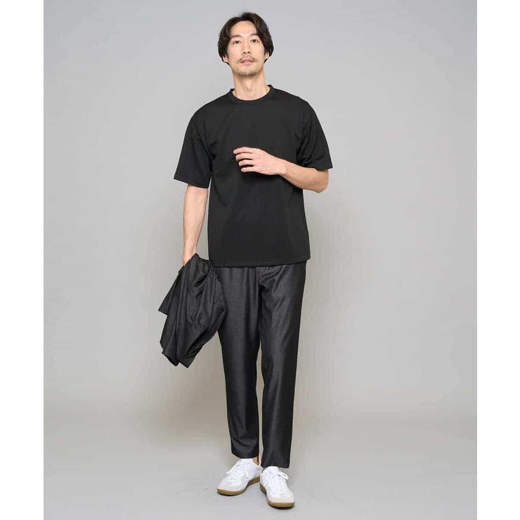 【イージーケア/接触冷感】デニムライクストレッチアンクルセミルーズパンツ | a.v.v【MEN】 | 詳細画像18 