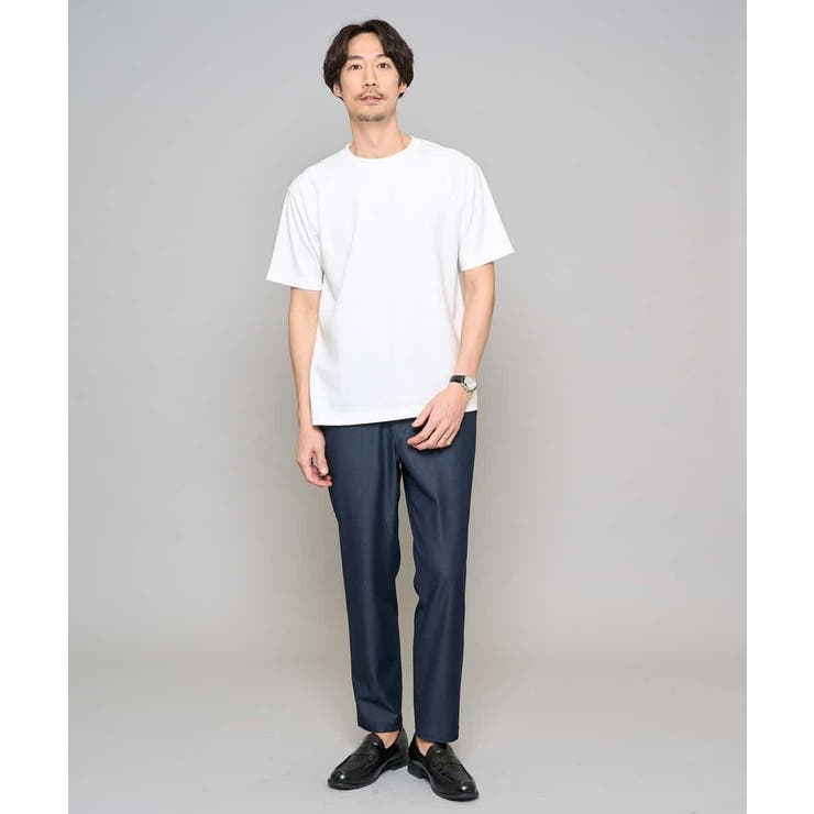 【イージーケア/接触冷感】デニムライクストレッチアンクルセミルーズパンツ | a.v.v【MEN】 | 詳細画像5 