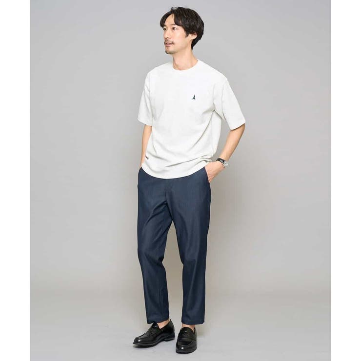 【イージーケア/接触冷感】デニムライクストレッチアンクルセミルーズパンツ | a.v.v【MEN】 | 詳細画像6 