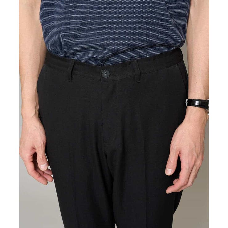 【イージーケア/接触冷感】デニムライクストレッチアンクルスマートスラックス | a.v.v【MEN】 | 詳細画像2 