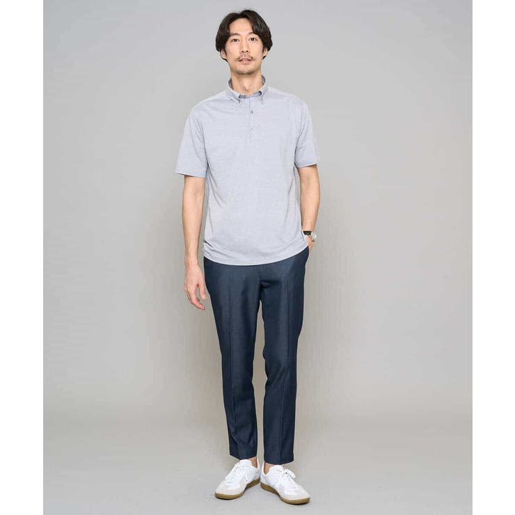 【イージーケア/接触冷感】デニムライクストレッチアンクルスマートスラックス | a.v.v【MEN】 | 詳細画像21 