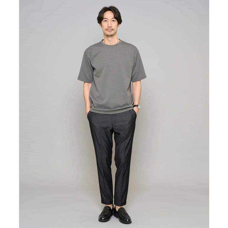 【イージーケア/接触冷感】デニムライクストレッチアンクルスマートスラックス | a.v.v【MEN】 | 詳細画像22 