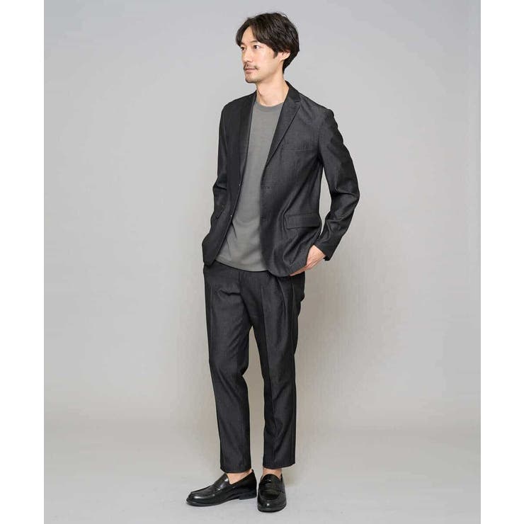 【イージーケア/接触冷感】デニムライクストレッチアンクルスマートスラックス | a.v.v【MEN】 | 詳細画像35 