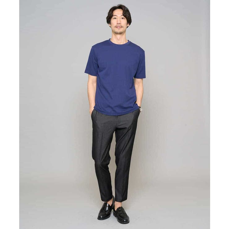 【イージーケア/接触冷感】デニムライクストレッチアンクルスマートスラックス | a.v.v【MEN】 | 詳細画像36 