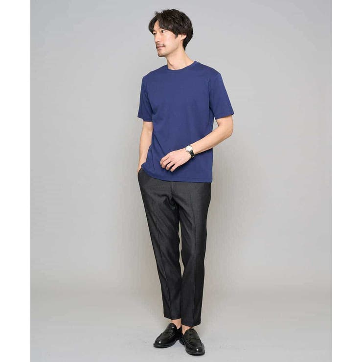 【イージーケア/接触冷感】デニムライクストレッチアンクルスマートスラックス | a.v.v【MEN】 | 詳細画像38 