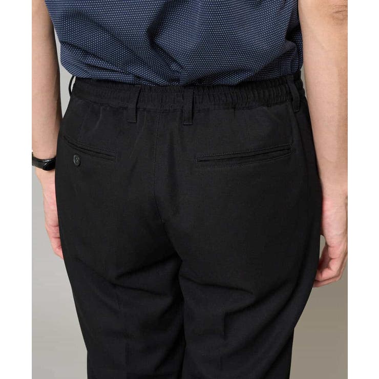 【イージーケア/接触冷感】デニムライクストレッチアンクルスマートスラックス | a.v.v【MEN】 | 詳細画像4 