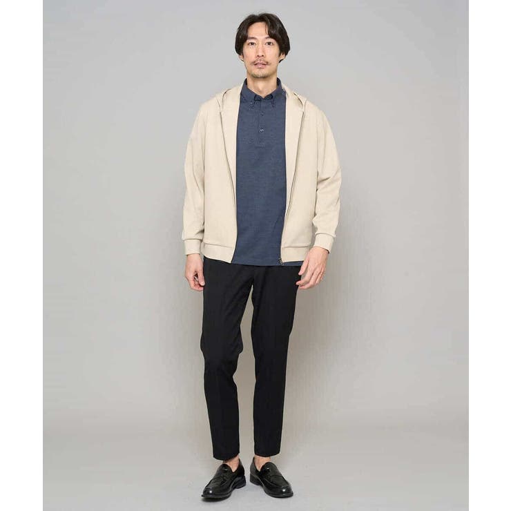 【イージーケア/接触冷感】デニムライクストレッチアンクルスマートスラックス | a.v.v【MEN】 | 詳細画像42 