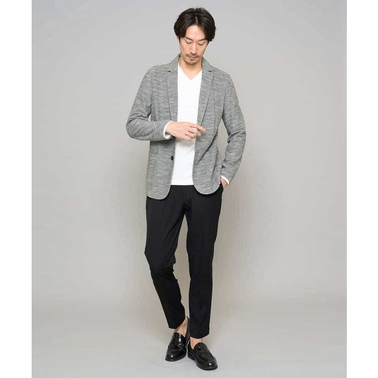 【イージーケア/接触冷感】デニムライクストレッチアンクルスマートスラックス | a.v.v【MEN】 | 詳細画像52 